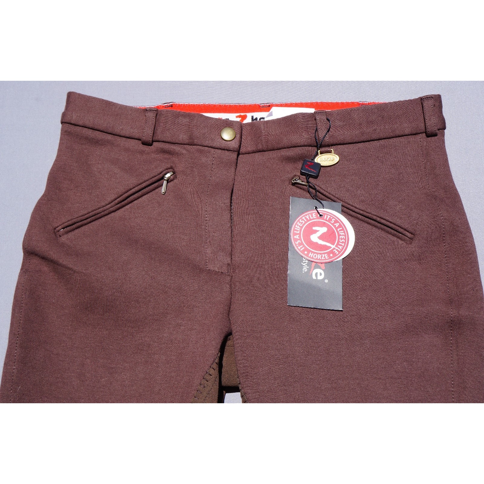 Horze Ladies Active Full Seat Riding Breeches Equestrian Pants Size S Nwt — image 5 of 8
